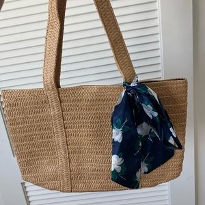 NWT Draper James Straw Bag